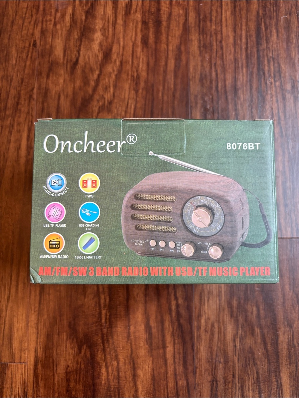 Retro Portable Radio - Brown